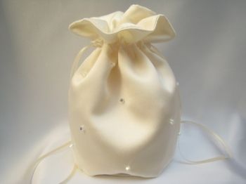 Hand Stitched Crystal Dolly Bag, Luxury Wedding Bridal Bags