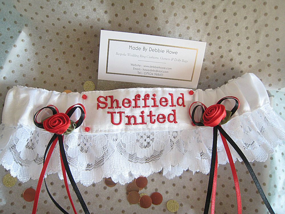 Sheffield United Garter, Sheffield FC Wedding Garter