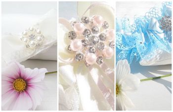 Bridal Garters Handmade In Any Colour