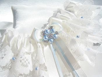 Rebecca Wedding Garter - Swarovski Crystals