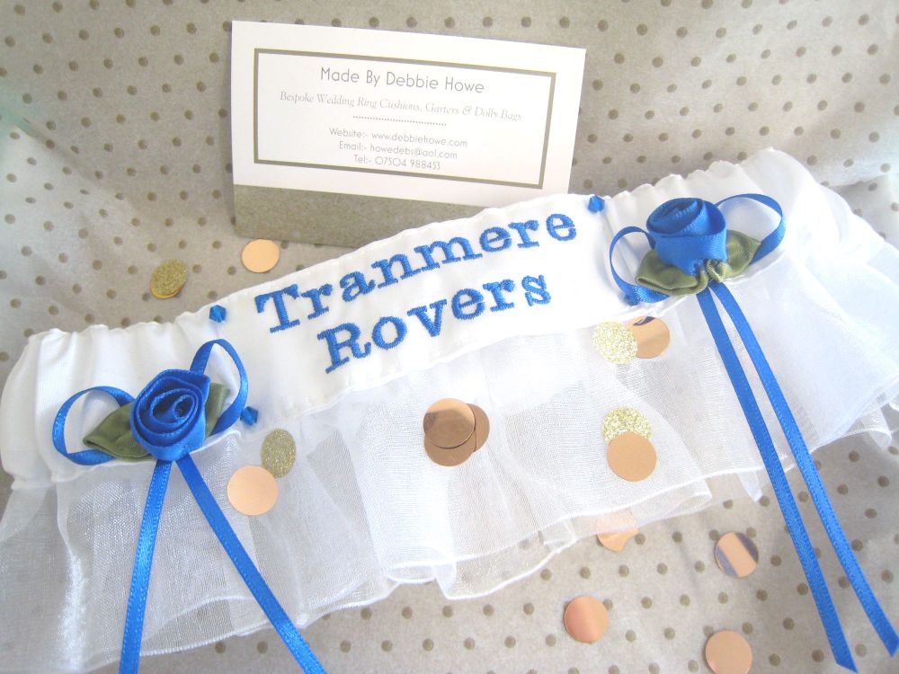 No22 TRANMERE ROVERS Wedding Garters