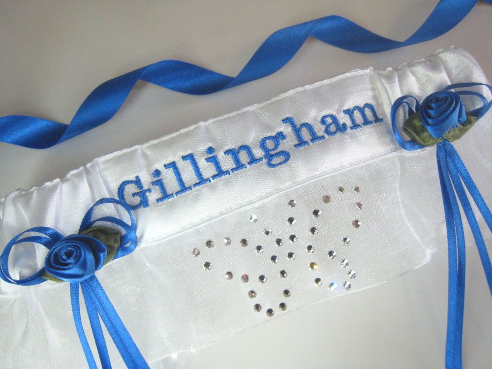 Gillingham Football Garter, Something Blue