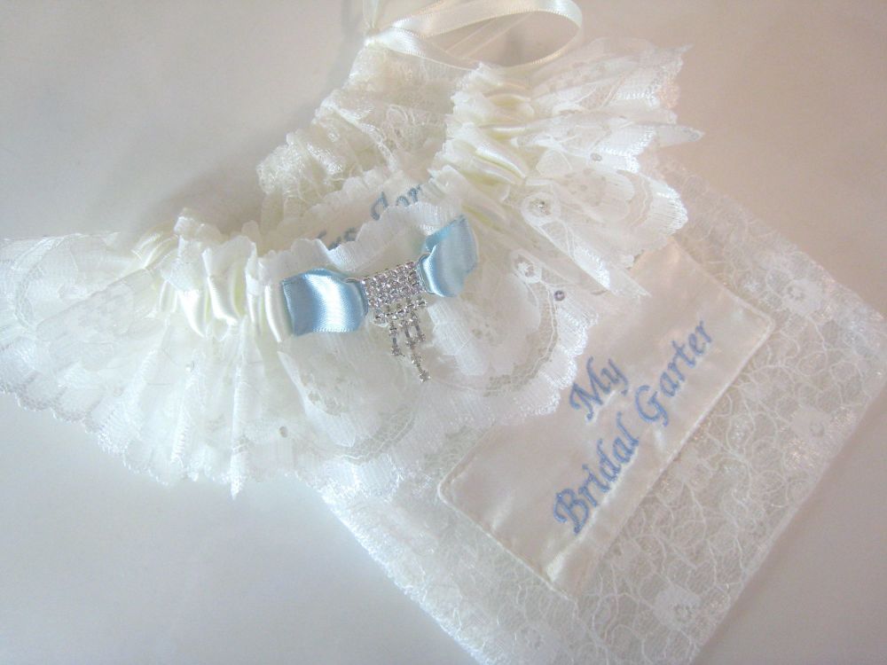 Personalised Garter - Bespoke Garters For Brides