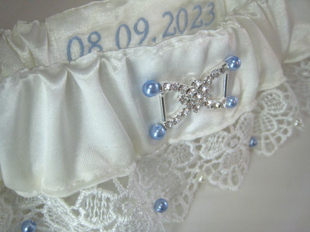 Grace Crystal Garter Personalised £39.99