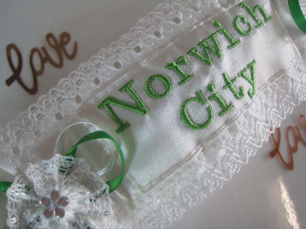 Norwich City Football Garter