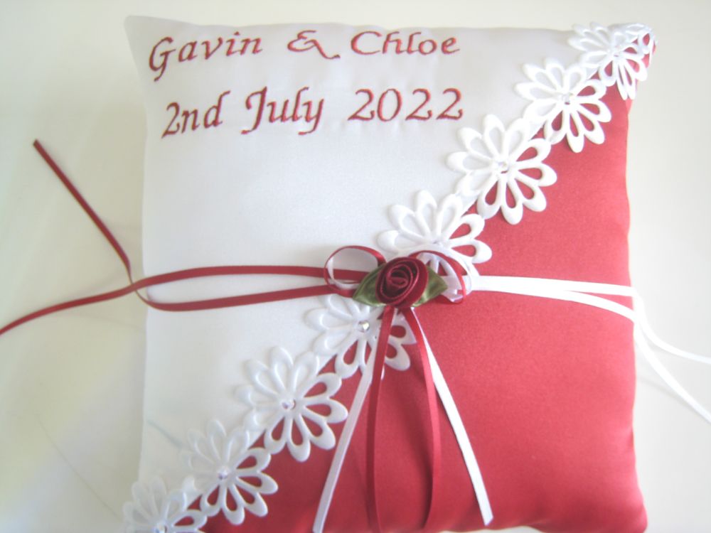 Wedding Ring Cushions, Personalised Gift - Personalise It