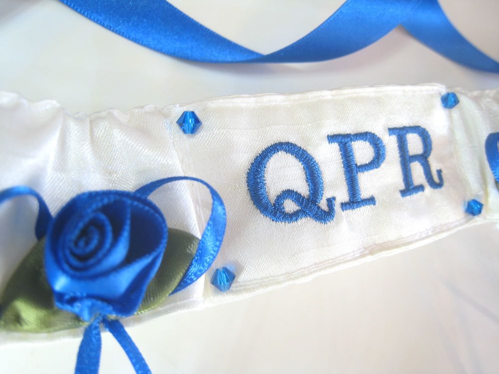 No13 QPR Wedding Garter