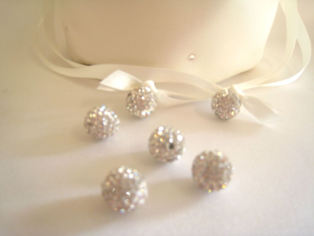 *NEW* Pave Ball Crystal Bags