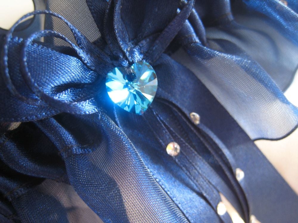 Swarovski Crystal Wedding Garter Unique design