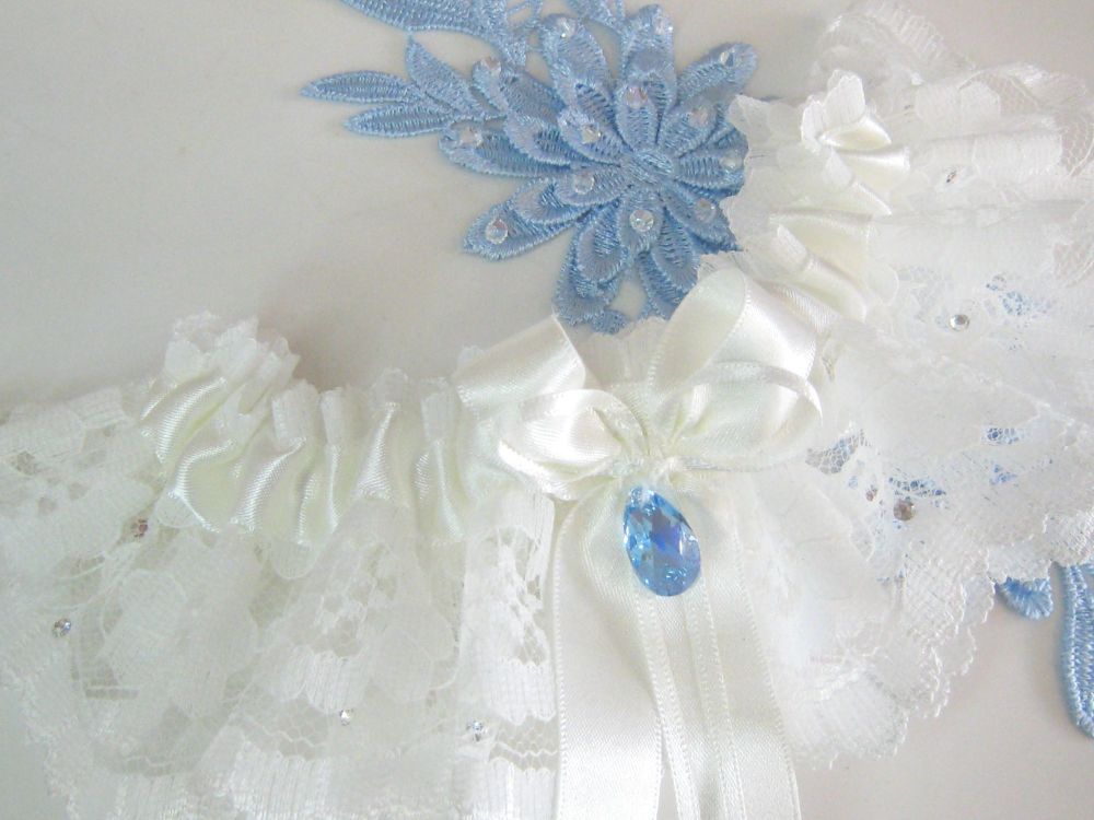 Handmade Swarovski Wedding Garter - Personalised Too!