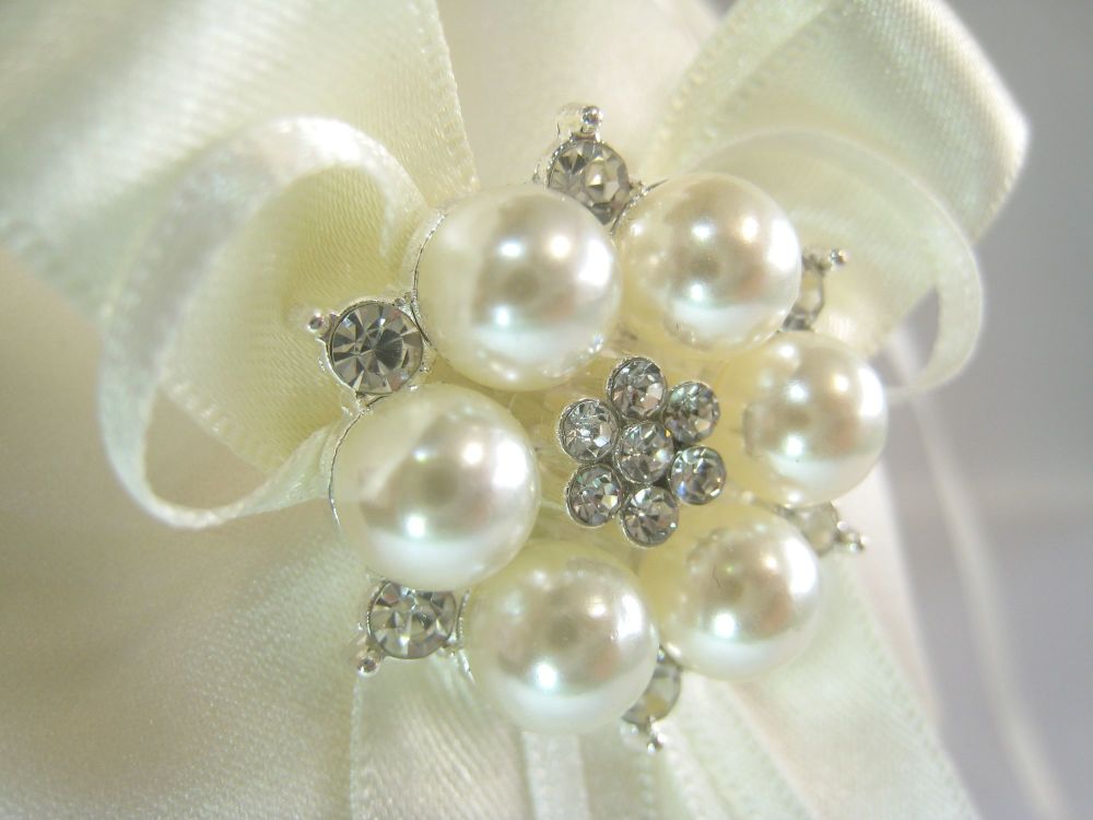 *Diamante & Pearl Dolly Bag* Custom Made Wedding Bag