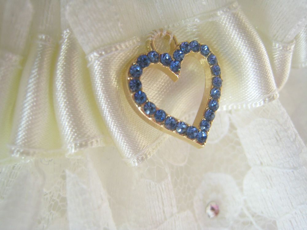 Handmade Wedding Garter, With Swarovski Crystals