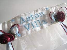 No.3 Aston Villa Wedding Garter