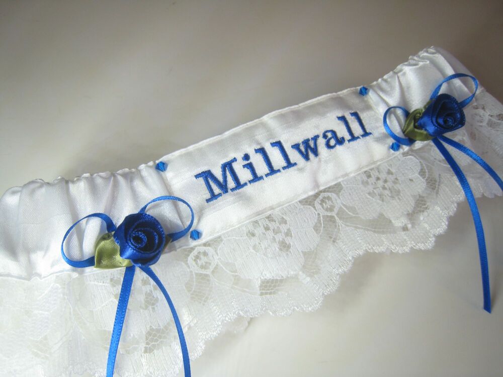 Millwall Football Bridal Garter