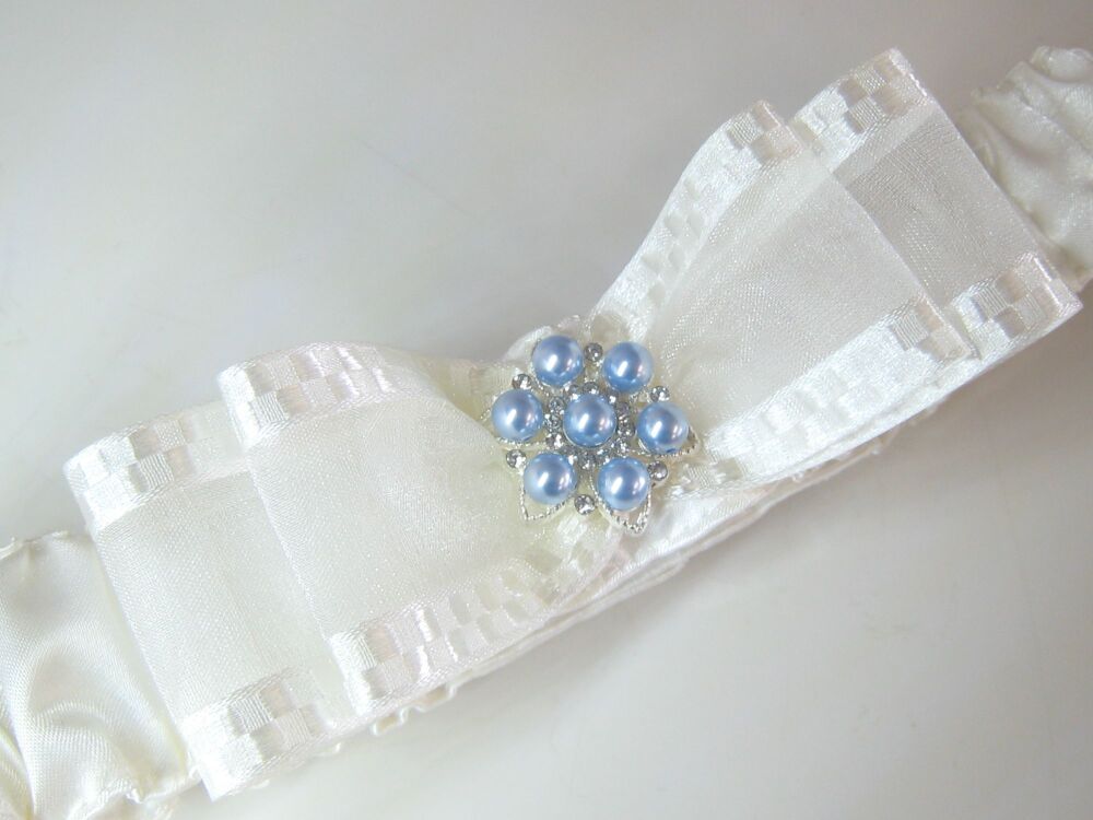 Crystal wedding garter