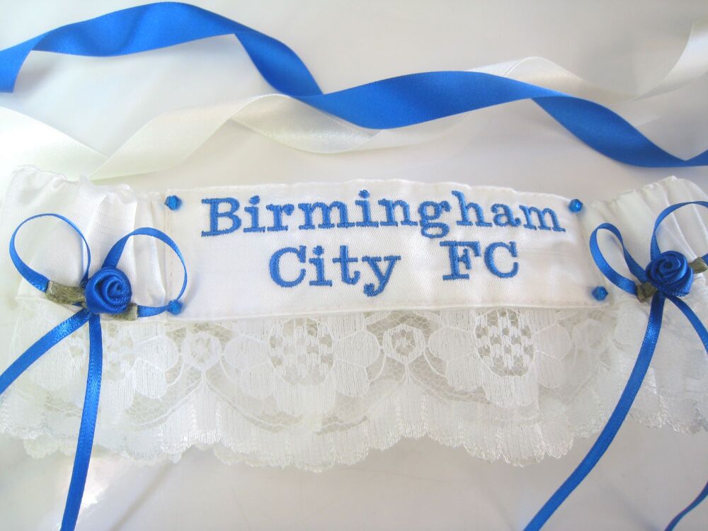 Birmingham City Wedding Garter