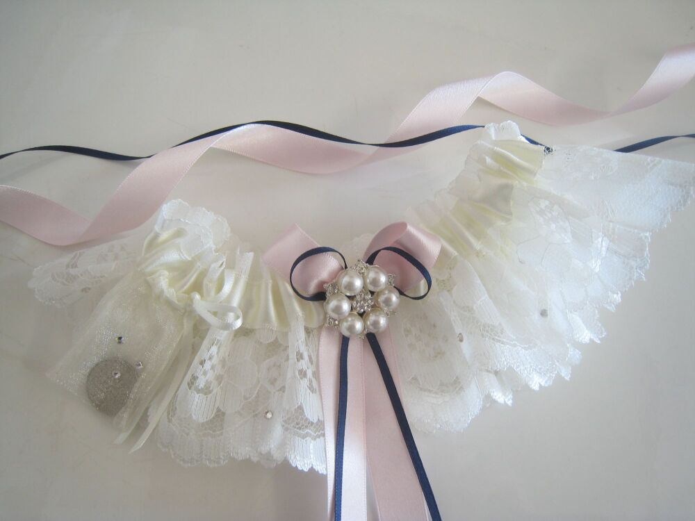 Wedding Garter With Swarovski Crystals