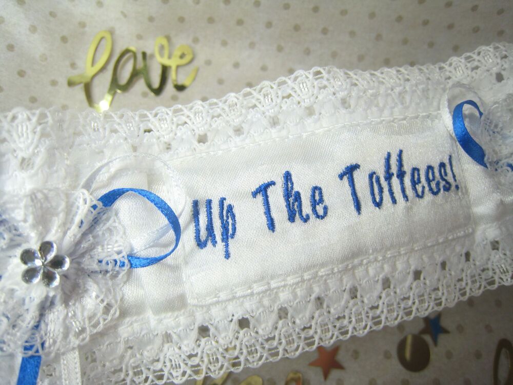 Everton Wedding Garter- Up The Toffees Garter