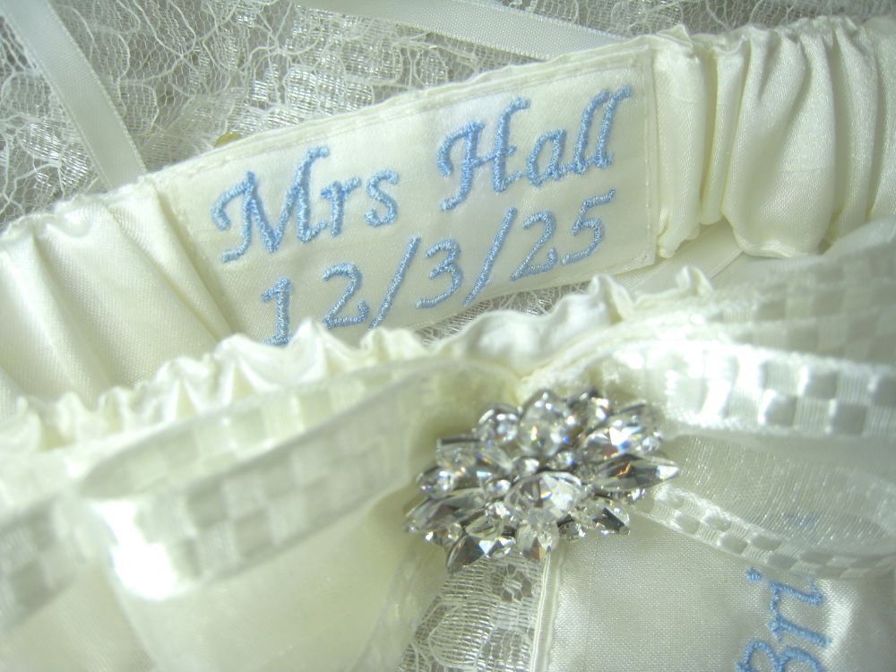 4. SIXPENCE BRIDAL GARTERS