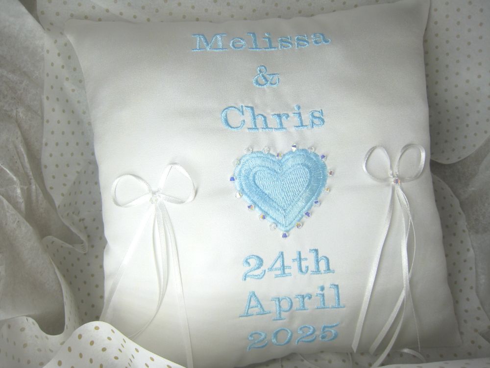 No.1 Swarovski Love Heart Cushion £49.99