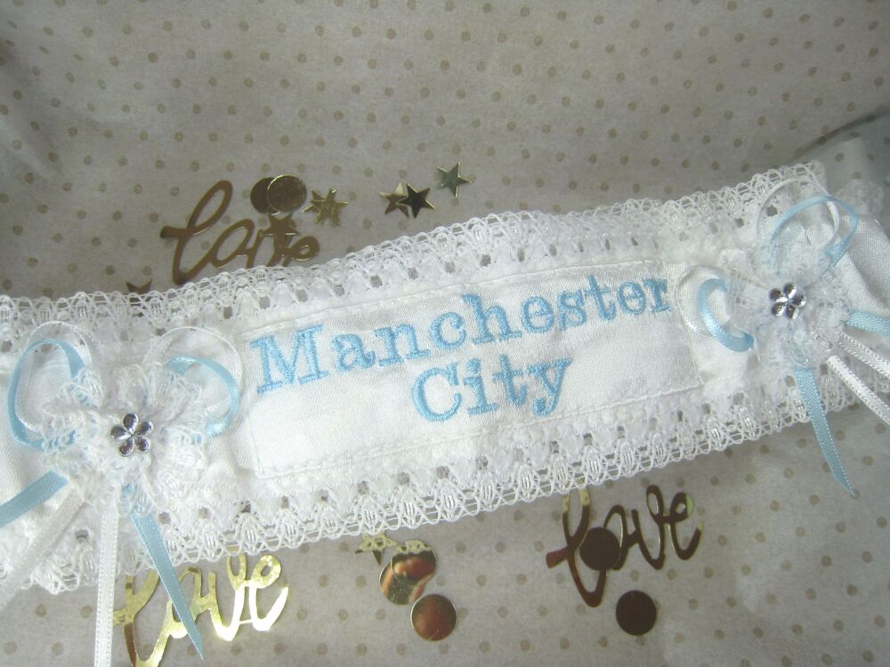 Manchester City Football Garter