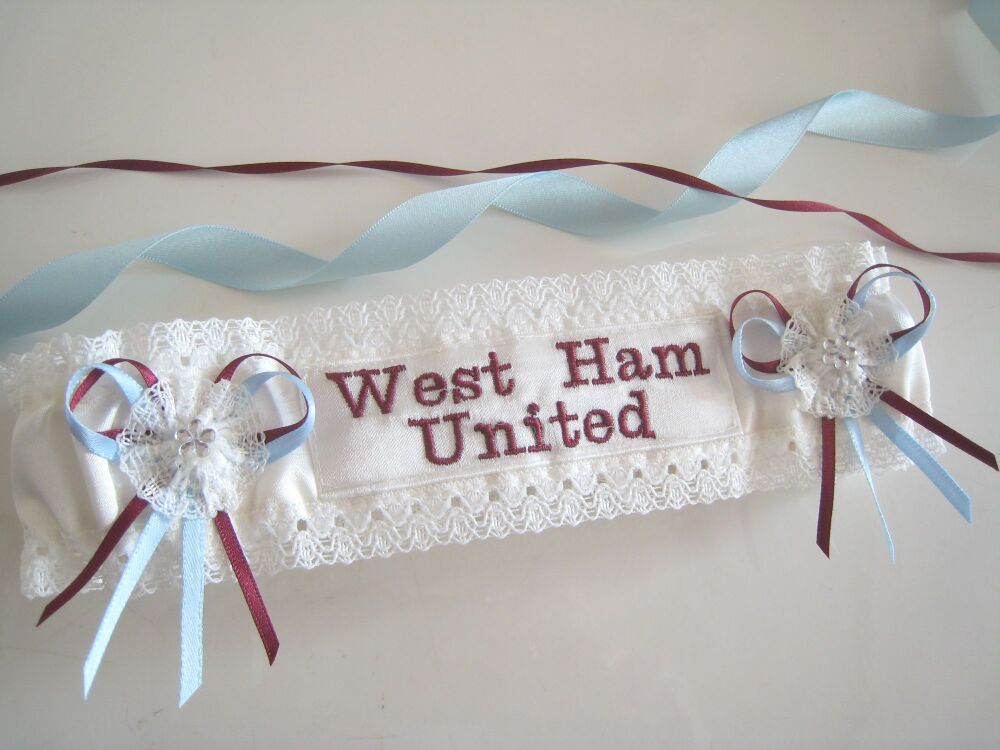West Ham United Wedding Garter