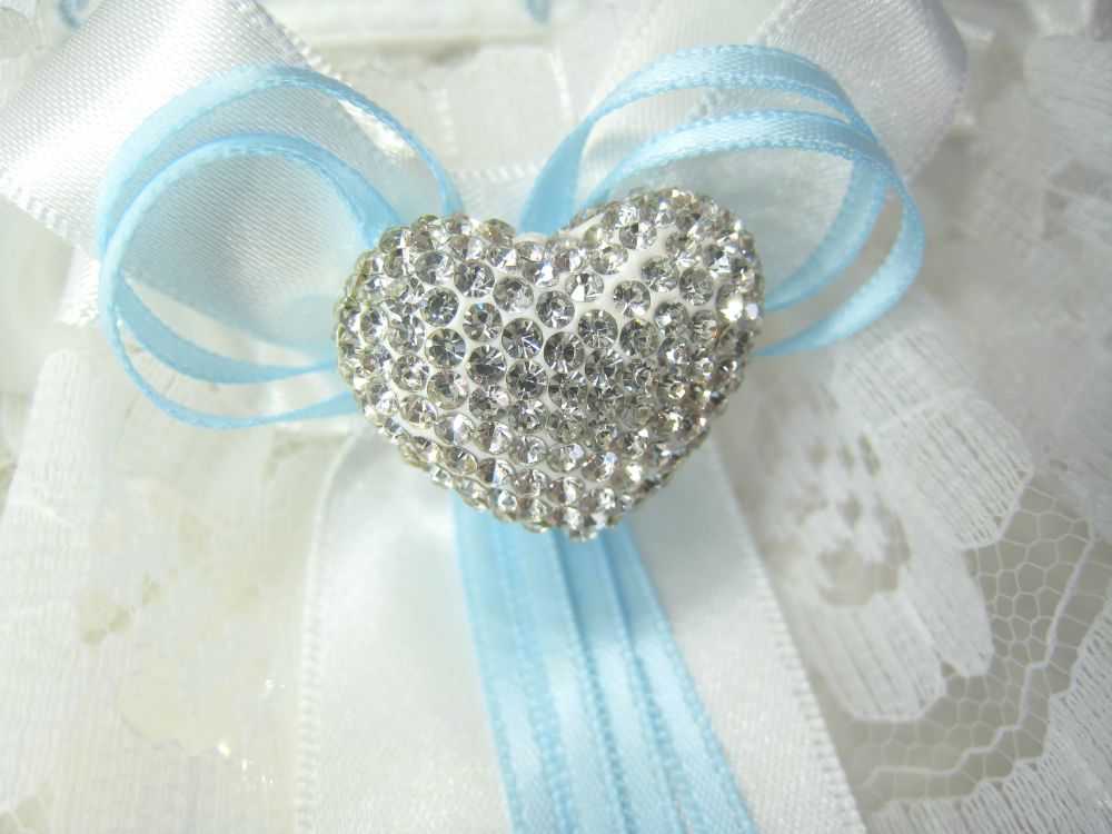 'Double' Blue Luxury Garter £35.99