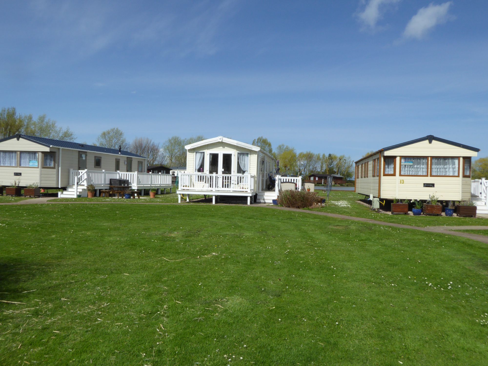 private caravans to hire / rent on the Butlins Minehead site, lakeside