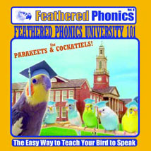 FEATHERED PHONICS PARAKEET AND COCKATIEL UNIVERSITY CD VOL 9