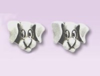 Dog Head Earrings