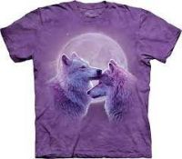 Loving Wolves T Shirt  - 2XL