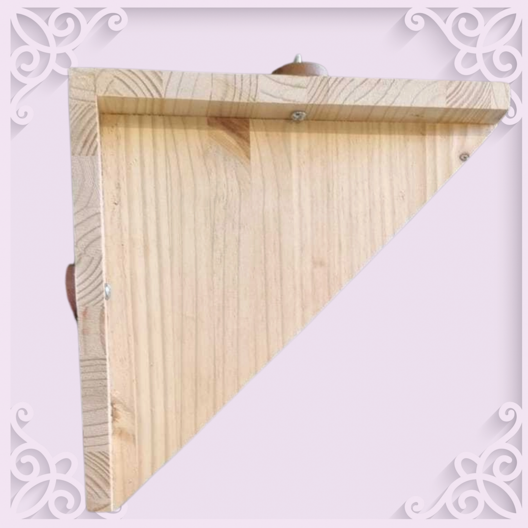 LARGE PINE TRIANGLE CAGE LEDGE