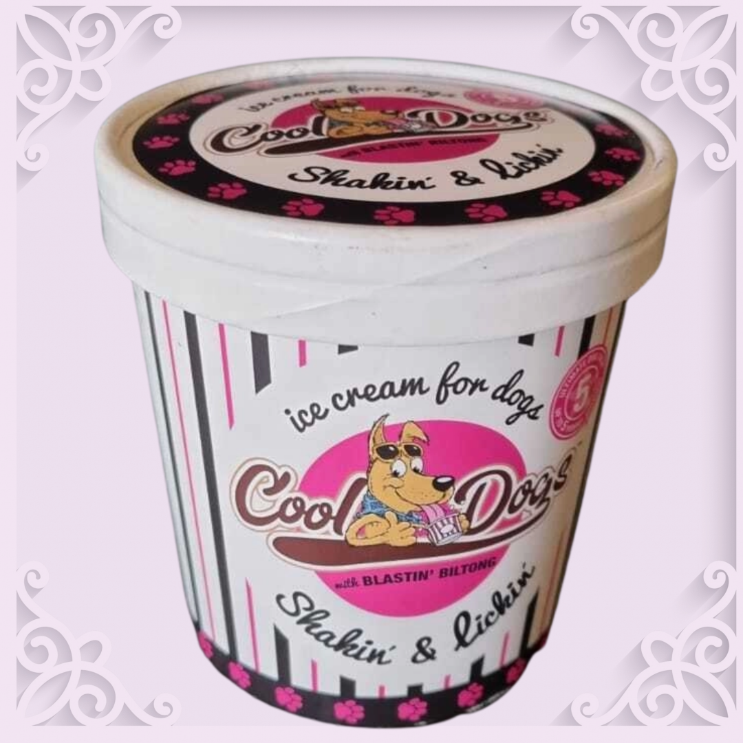 Cool Dogs Ice Cream for Dogs - 500ml Biltong Tub