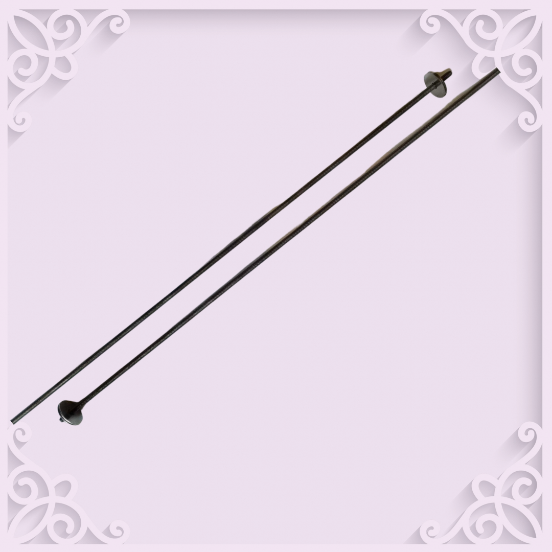 Stainless Steel Thredded Bar (50cm length) + 2 Stainless Steel Washers and 