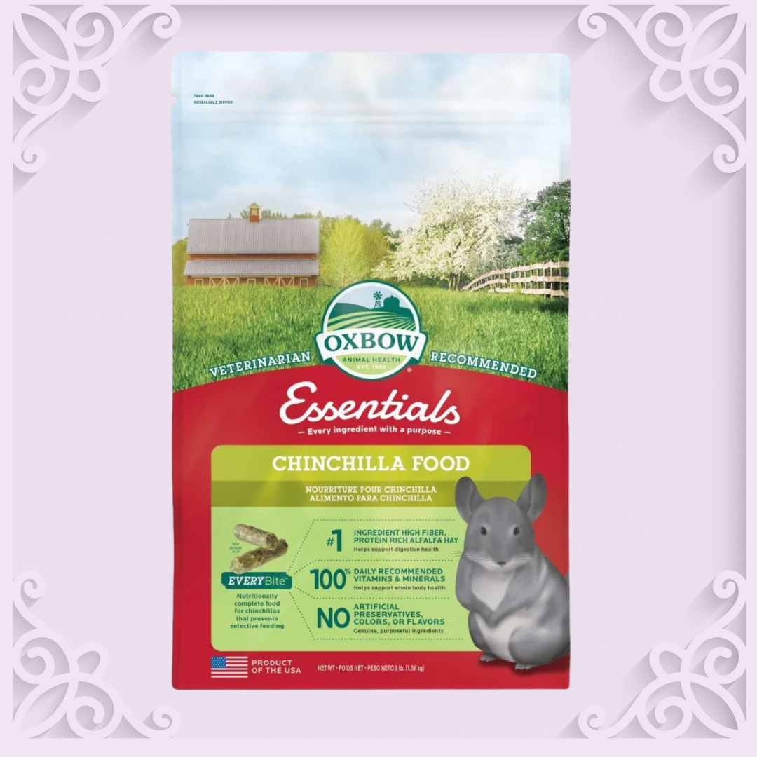 Oxbow Essentials Chinchilla Food 1.36kg - BB 13 March 2025