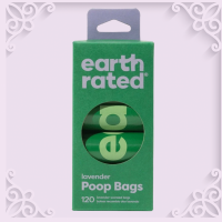 Earth Rated 120 Poop Bags on 8 Refill Rolls
