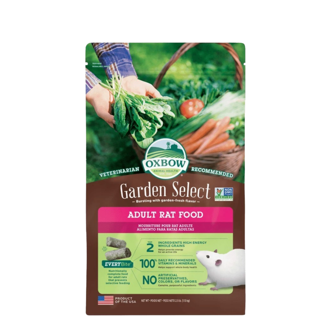 Oxbow Garden Select Adult Rat Food 1.13kg - BB 21 December 2025