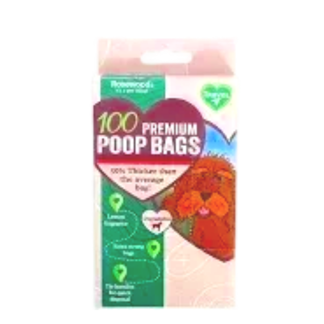 Rosewood Premium Degradable Poop Bags 100pce