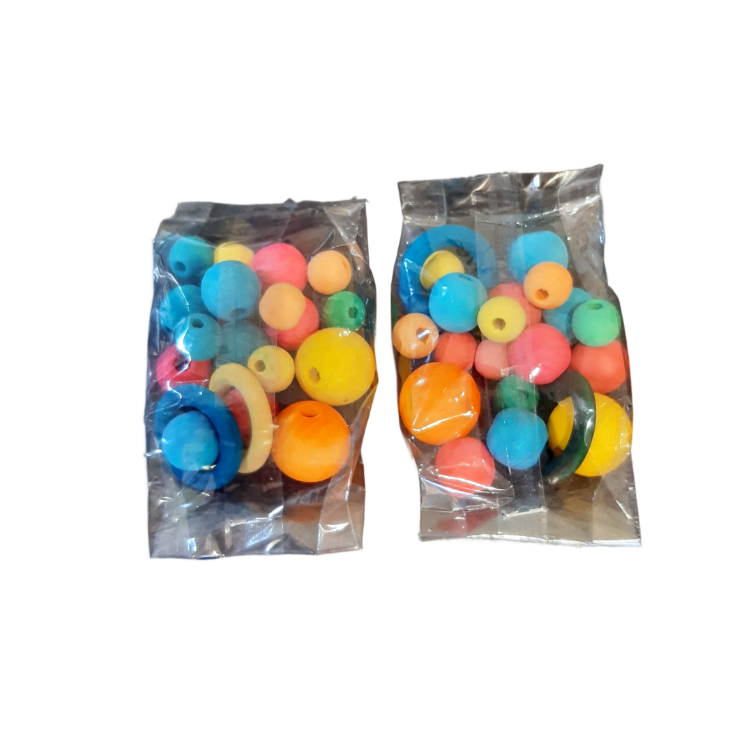 Mixed Coloured Bead Pack