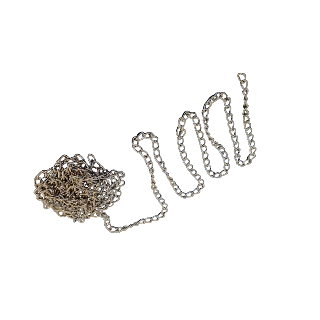Nickel Plated Chain Twist Link