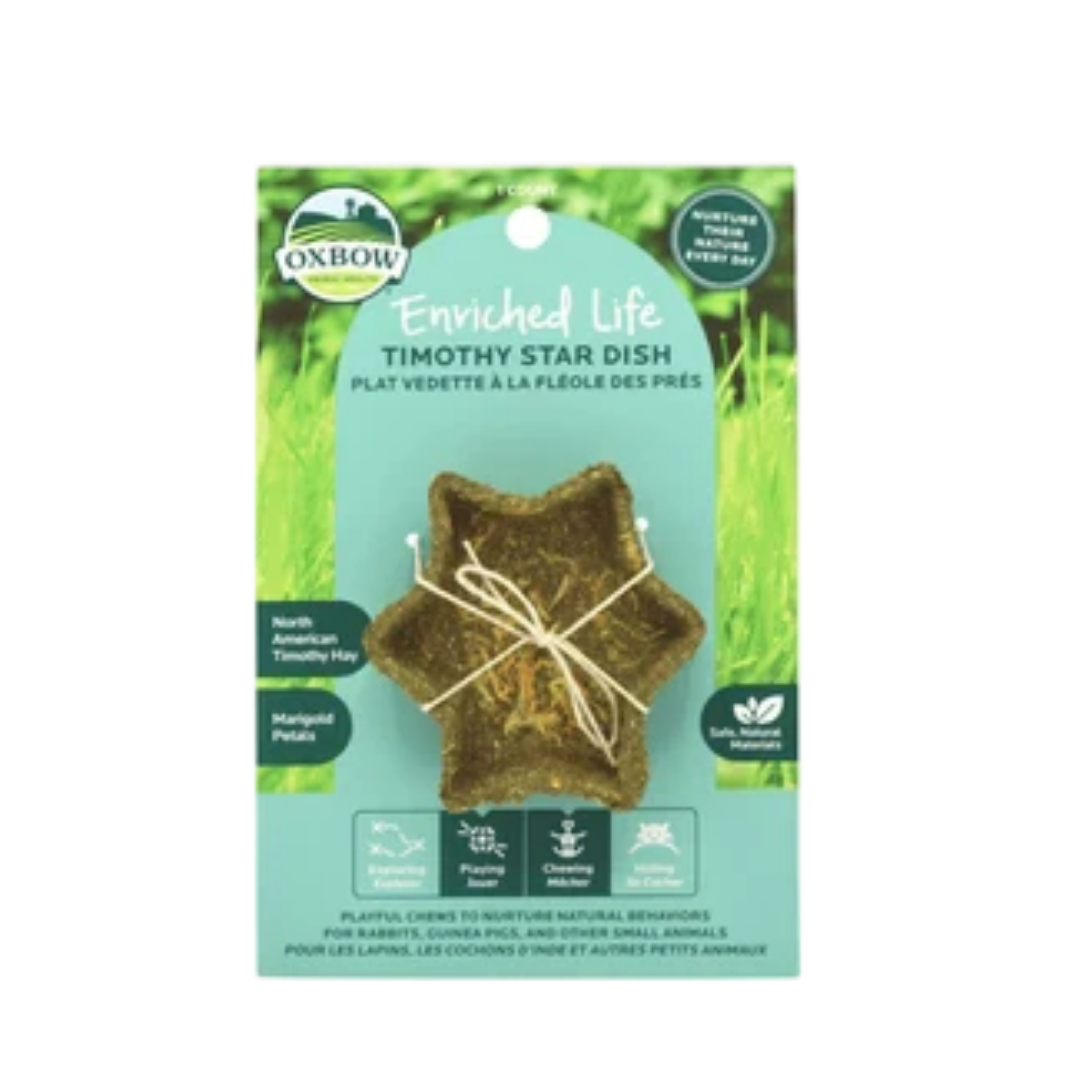 Oxbow Enriched Life Timothy Star Dish
