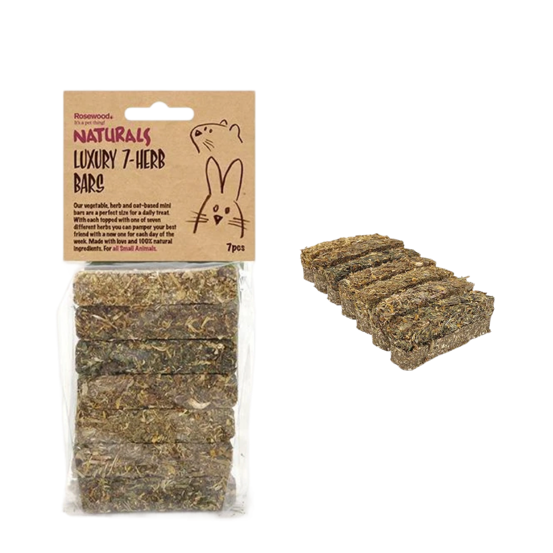 Rosewood 7 Pce Luxury 7-Herb and Fruit and Veg Bars ±80g
