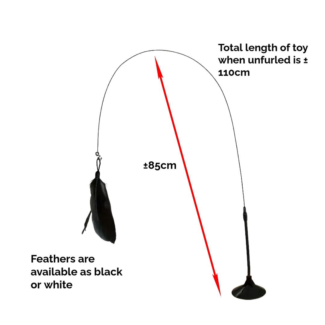 Feather Frenzy Cat Teaser Toy 2