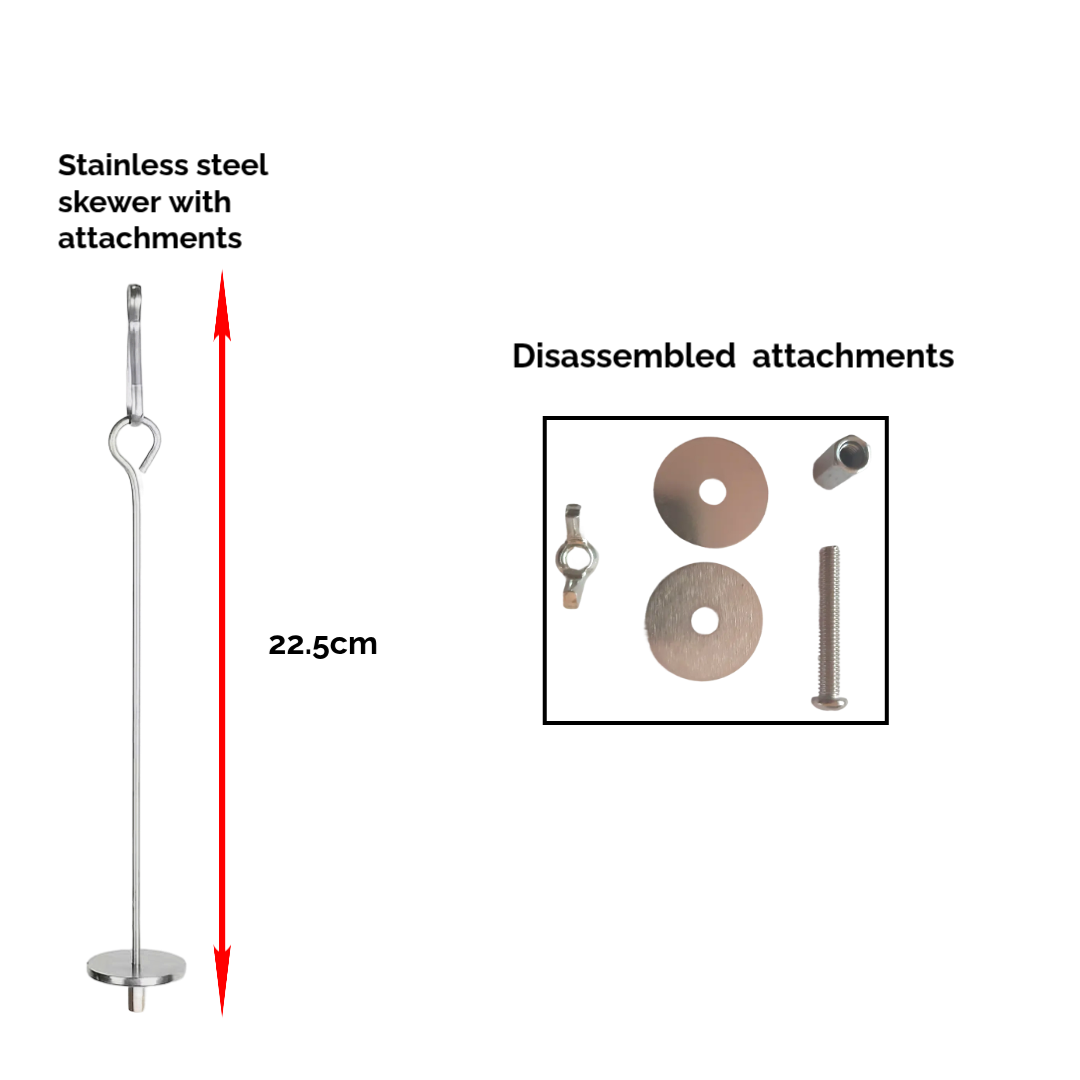 Stainless Steel Skewer/ Fruit Holder - Singles