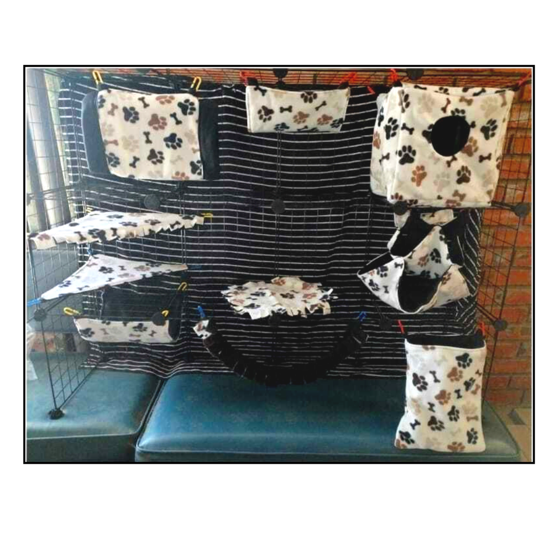 Cosy Haven 10 Piece Hanging Fleece Set