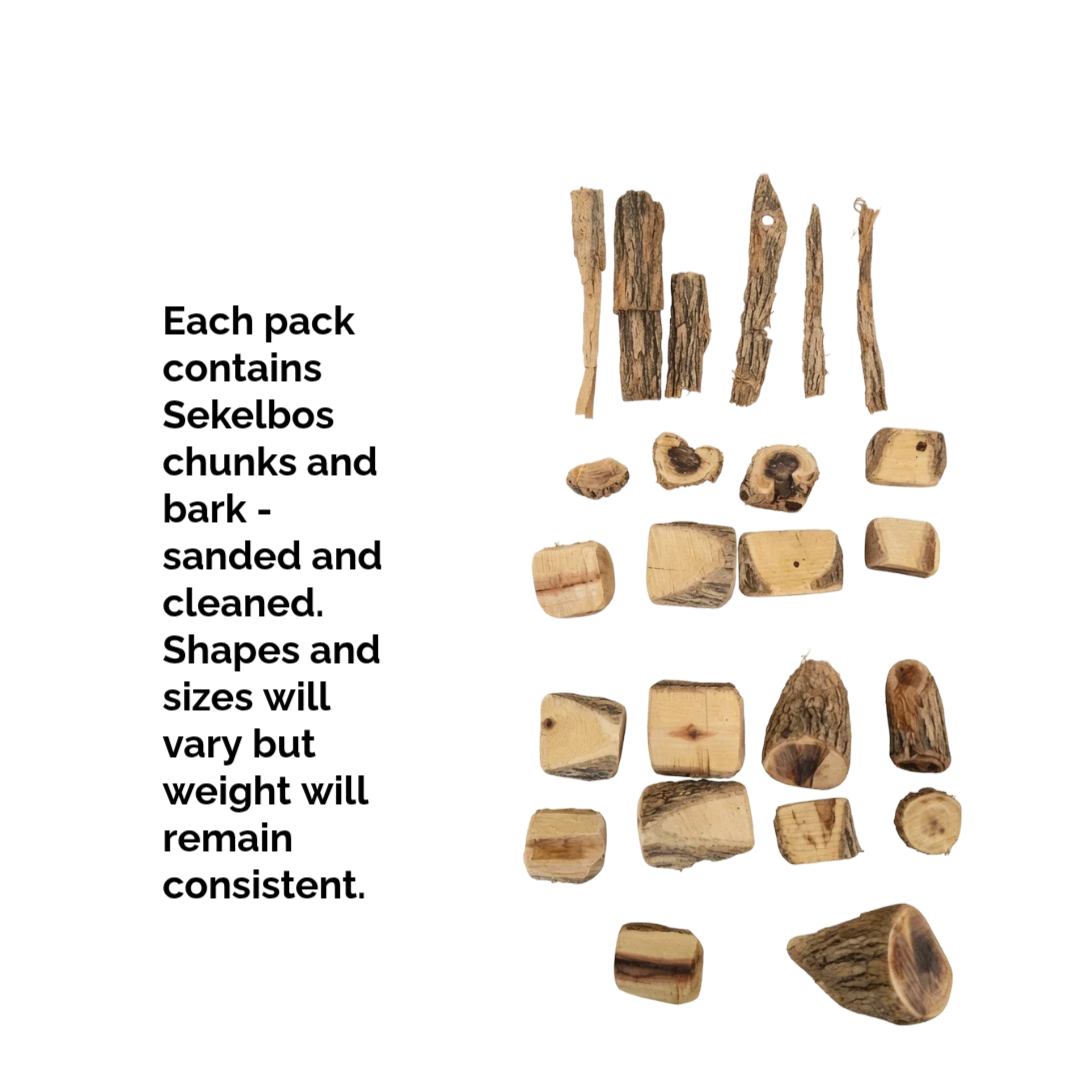Sekelbos Chunks and Bark &plusmn;120g