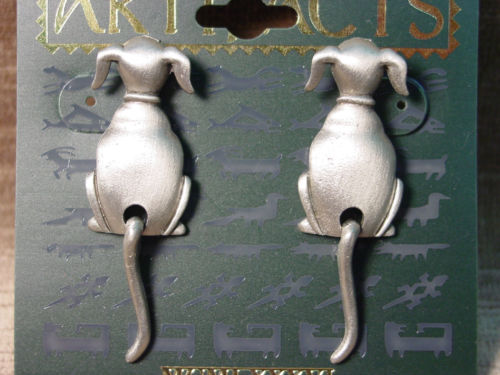 WAGGING DOG TAIL EARRINGS