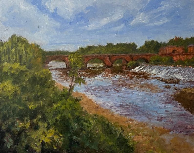 Bridge Over The River Dee At Chester