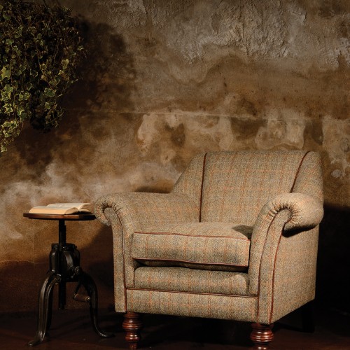 Harris Tweed Dalmore Accent Chair A - Fabric