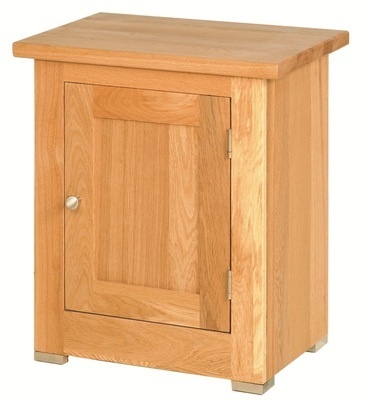 Quercus Small Bedside with Door